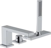 Hansgrohe 3-Loch Wannenrandmischer Tecturis E mit sBox chrom, 73443000 73443000