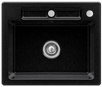 Villeroy & Boch Einbausp&uuml;le Siluet 60 S flat 600x510mm Exc-Garn. aus TitanCeram