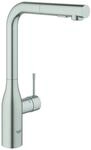 GROHE K&uuml;chenarmatur Essence 30504 herausziehbare Sp&uuml;lbrause supersteel, 30504DC0