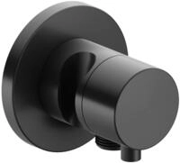 Keuco 2-Wege Ab-u.Umstellv.IXMO Comf.59557, Schlauchan./Brauseh.rund,Schwarzchr.geb.,
