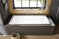 Kaldewei Badewanne CONODUO Modell 735, 2000x1000 mm, cool grey 90, 235300010667