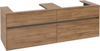 Villeroy & Boch Collaro Waschbeckenunterschrank, 4 Ausz&uuml;ge, 1600 x 548 x 500 mm,