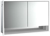 emco LED-Lichtspiegelschrank Loft mit Unterfach Unterputz, 1200 mm, 2-t&uuml;rig