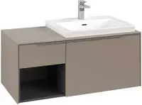 Villeroy & Boch Subway 3.0 Waschbeckenunterschrank, 2 Ausz&uuml;ge, 1001 x 423 x 500 mm,