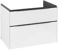 Villeroy & Boch Subway 3.0 Waschbeckenunterschrank, 2 Ausz&uuml;ge, 772 x 579 x 462 mm,