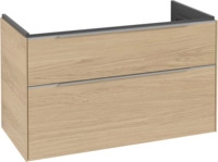 Villeroy & Boch Subway 3.0 Waschbeckenunterschrank, mit Beleuchtung, 2...