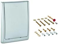 Grohe Abdeckplatte 43179 komplett f&uuml;r WC-Drucksp&uuml;ler Wandeinbau mattchrom, 43179P00