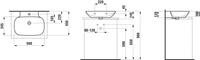 LAUFEN Aufsatz-Waschtisch INO 450x560x145 H8163027161121