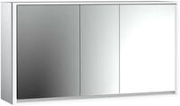emco LED-Lichtspiegelschrank Loft Aufputz, 1600 mm, 2-t&uuml;rig R&uuml;ckwand...