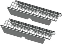 Tece drainprofile Haarsieb, Edelstahl , 674002 674002