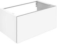 Keuco Waschtischunterschrank X-Line, 1 Frt-Auszug inox/Glas inox, 800x400x490mm,