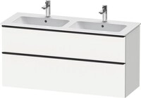 Duravit D-Neo Waschtischunterbau wandh&auml;ngend Wei&szlig; Matt 1280x462x625 mm -