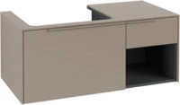 Villeroy & Boch Subway 3.0 Waschbeckenunterschrank, 2 Ausz&uuml;ge, 1001 x 423 x 500 mm,