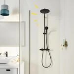 Grohe Vitalio Start - Brauseset mit Thermostat, Durchmesser 25 cm, 2...