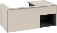 Villeroy & Boch Subway 3.0 Waschbeckenunterschrank, 2 Ausz&uuml;ge, 1001 x 423 x 500 mm,