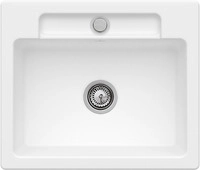 Villeroy & Boch Einbausp&uuml;le Siluet 60 S flat 600x510mm Exc-Garn. TitanCeram Stone
