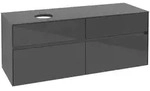 Villeroy & Boch Waschtischunterschrank Collaro C046 1400x548x 500mm 4 Ausz.