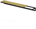 Bette Accessoires Ablage Lux Shape, 40x12x1,9 cm Eiche Natur, Q041-814 Q041-814