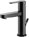 Keuco IXMO Flat Black Selection Einhebel-Waschtischmischer 100, mit Ablaufgarnitur,