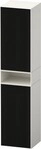 Duravit Zencha Hochschrank Schwarz Linienstruktur & Wei&szlig; n/a & Supermatt