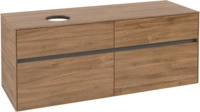 Villeroy & Boch Collaro Waschbeckenunterschrank, 4 Ausz&uuml;ge, 1400 x 548 x 500...