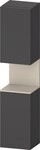 Duravit Qatego Hochschrank Graphit Matt 400x360x1760 mm - QA1346R83490000
