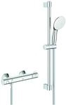 GROHE Thermostat-Brausebatterie Grohtherm 800 34565_2 mit Brausegarnitur 600mm chrom,
