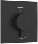 Hansgrohe Thermostat Unterputz Ecostat Comfort E Fertigset 1 Verbraucher mattschwarz,