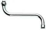 Grohe S-Auslauf 13084 Ausladung 200mm f&uuml;r K&uuml;chen-Wandbatterien DN15 chrom, 13084000