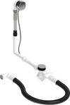 Duravit Ab- und &Uuml;berlaufgarnitur mit Zulauf Chrom 420x80x450 mm - 792205000001000