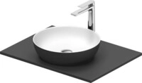 Duravit Sivida SET, Aufsatzbecken r.400 B.Aussen: dunkelgrau matt 268012FI00