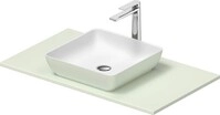 Duravit Sivida SET, Aufsatzbecken q.400 B.Aussen: blassgr&uuml;n matt 268018FH00
