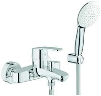 GROHE Wannenarmatur Eurostyle C 25275_2 mit Wandhalterset chrom, 25275002...