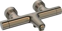 Hansa Waf&uuml; und Brausebatterie HANSAPRISMA 5810, Ausladung 180 mm Bronze geb&uuml;rstet,