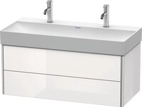 Duravit XSquare Waschtischunterbau wandh&auml;ngend Wei&szlig; Matt 984x460x397 mm -