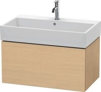 Duravit L-Cube Waschtischunterbau wandh&auml;ngend Natur Eiche Matt 784x459x394 mm -