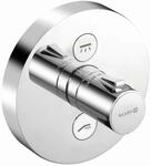 Kludi PUSH UP-Thermostatarm. mit Druck- taste f&uuml;r 2 Verb., rund chrom, 389120538