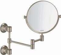 Hansgrohe Rasierspiegel Axor Montreux ausziehbar brushed nickel, 42090820 42090820