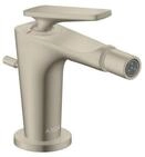 Hansgrohe Bidetmischer Axor Citterio C mit Zugstangen Ablaufgarnitur brushed nickel,