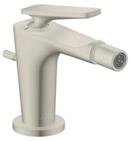 Hansgrohe Bidetmischer Axor Citterio C mit Zugstangen Ablaufgarnitur edelstahl optik,