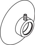 Hansgrohe Wandflansch Axor Carlton Duschkombi chrom, 96745000 96745000
