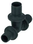 Tece flex T-St&uuml;ck reduziert Dim. 40 x 32 x 32, PPSU, 730525 730525