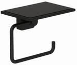 Kludi VELA S Toilettenpapierhalter mit Ablage mattschwarz, 2597139 2597139
