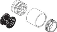 Hansgrohe Umr&uuml;stset Axor Citterio M Waschtischmischer Unterputz, 95635000 95635000