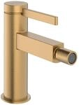 Hansgrohe Finoris Einhebel-Bidetmischer mit Push-Open Ablaufgarnitur, Brushed Bronze,
