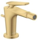 Hansgrohe Bidetmischer Axor Citterio C mit Zugstangen Ablaufgarnitur brushed gold