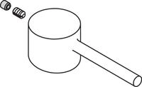 Hansgrohe Griff Axor Starck chrom , 10093000 10093000