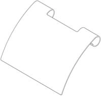 Dornbracht Abdeckung f&uuml;r Papierrollenhalter Ersatzteile 081102521 151 x 105 mm...
