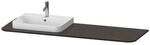 Duravit Happy D.2 Plus Konsole Nussbaum geb&uuml;rstet Matt 1600x550x16 mm - HP031HL6969