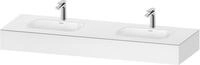 Duravit Qatego Einbauwaschtisch mit Konsole Wei&szlig; Matt 1600x550x170 mm -